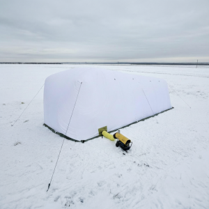 Бескаркасная палатка  21х6х5 м