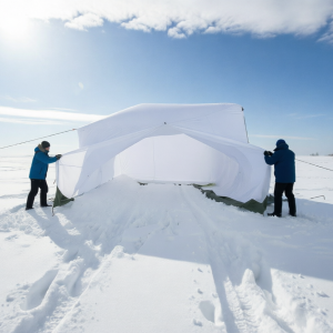 Бескаркасная палатка  21х6х5 м